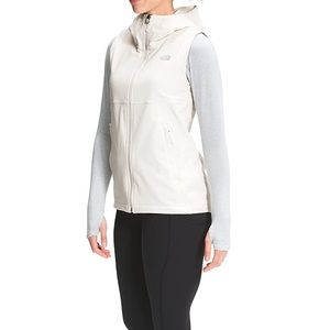The North Face Women's White Hooded Vest